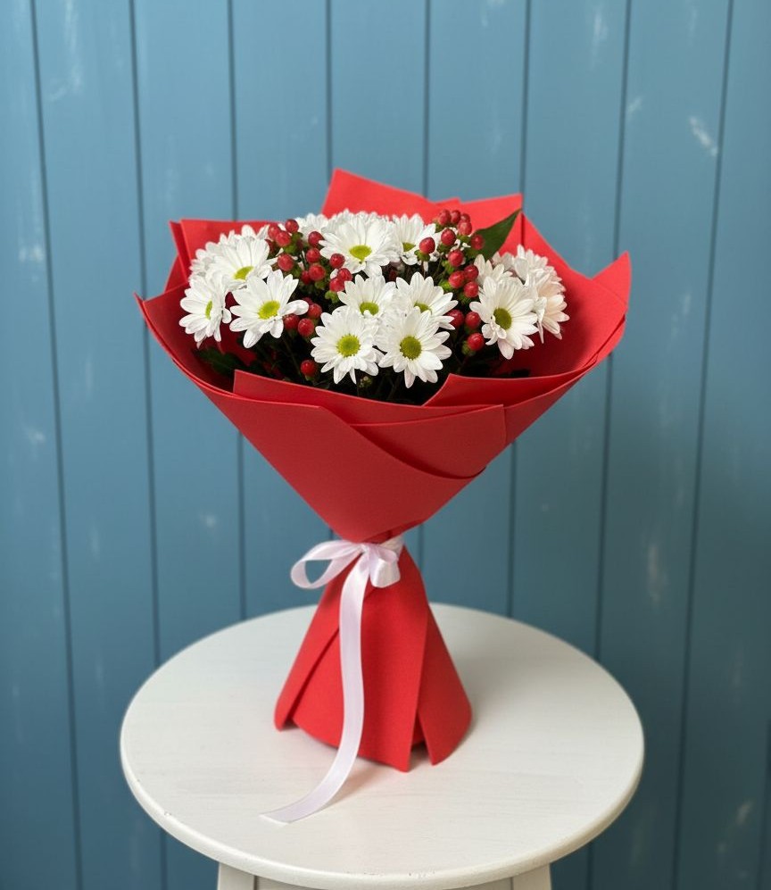 Букет цветов из: Хризантемы в Туголесский Бор