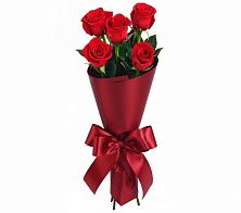 Букет 5 Красных роз Эдлесс Лав в Туголесский Бор