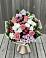 Букет цветов из: Альстромерии, Гвоздики, Розы и Хризантемы в Туголесский Бор