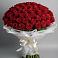 Букет 101 Красная роза Блэк Мэджик в Туголесский Бор