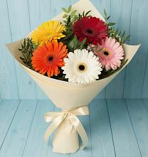 Букет цветов из:  Герберы в Туголесский Бор