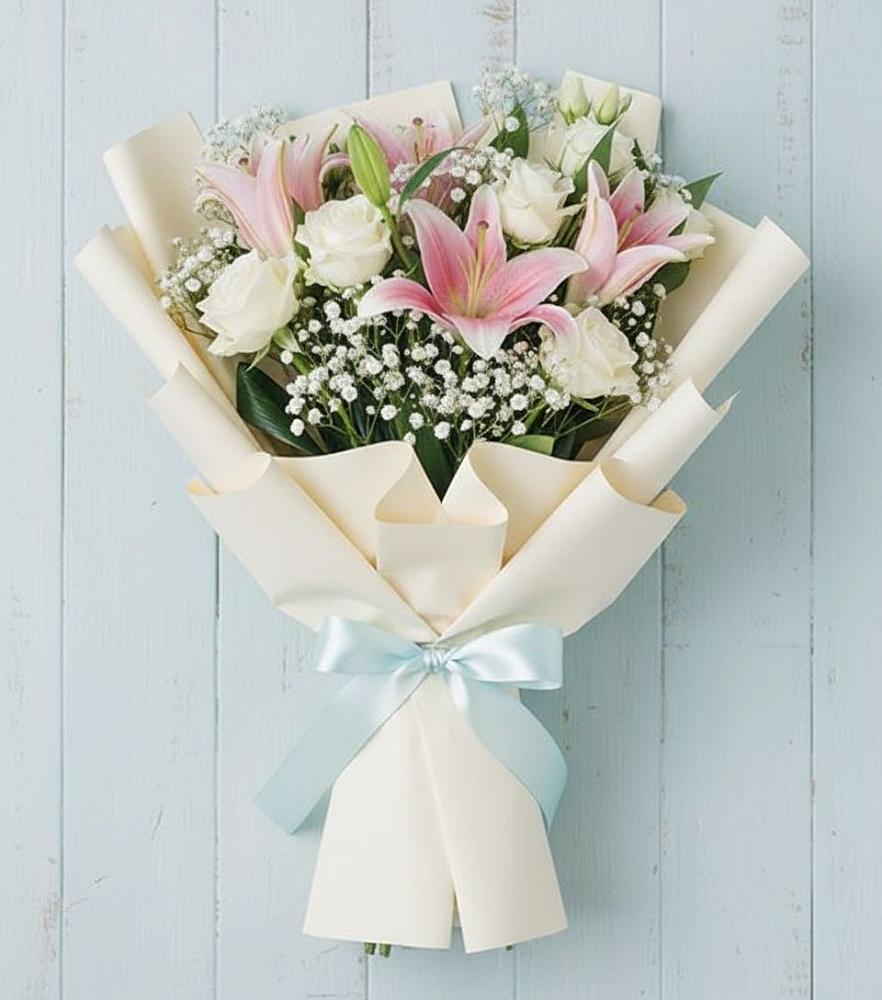 Букет цветов из: Лилии в Туголесский Бор