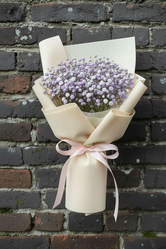 Букет цветов из: Гипсофила в Туголесский Бор