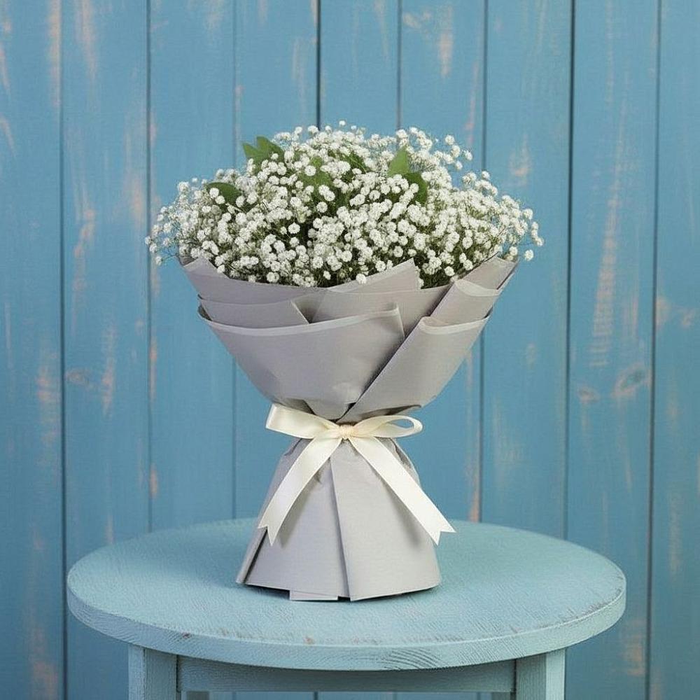 Букет цветов из: Гипсофила в Туголесский Бор