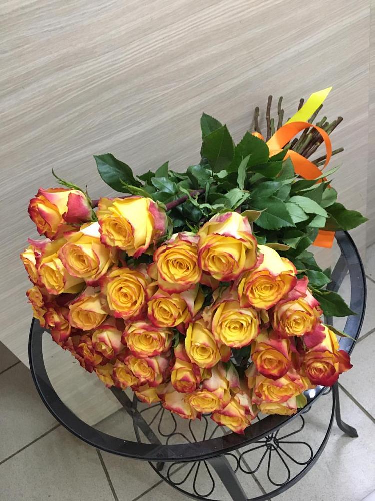 Букет Желтые розы в Туголесский Бор