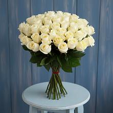 Букет 51 Белая роза Эдлесс Лав в Туголесский Бор