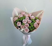 Букет цветов из:  Розы и Хризантемы в Туголесский Бор