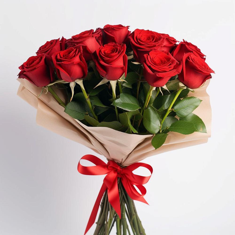 Букет 11 Красных роз Эдлесс Лав в Туголесский Бор
